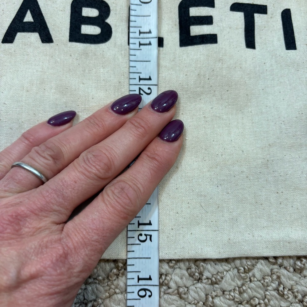 Fabletic Fabric Reusable Tote Off White‎ with Black Print - Picture 4 of 5